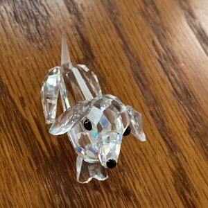 Swarovski Crystal Dachshund Small (2x1x1”) Mirror NOT Included